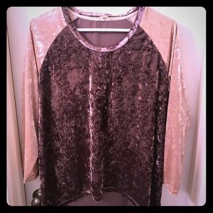 Velvet top
